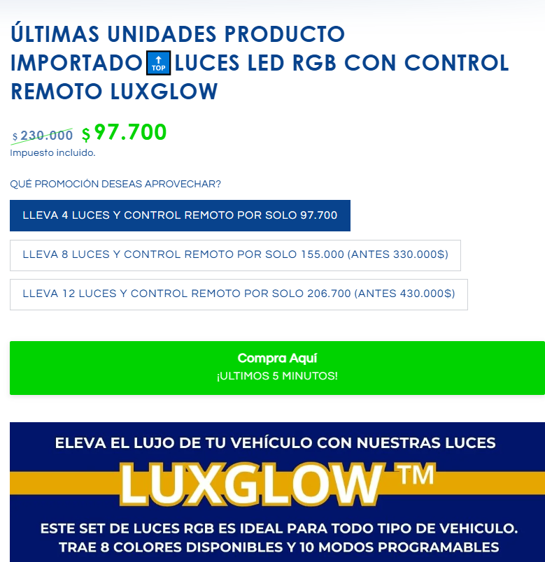Link a Luces para carro