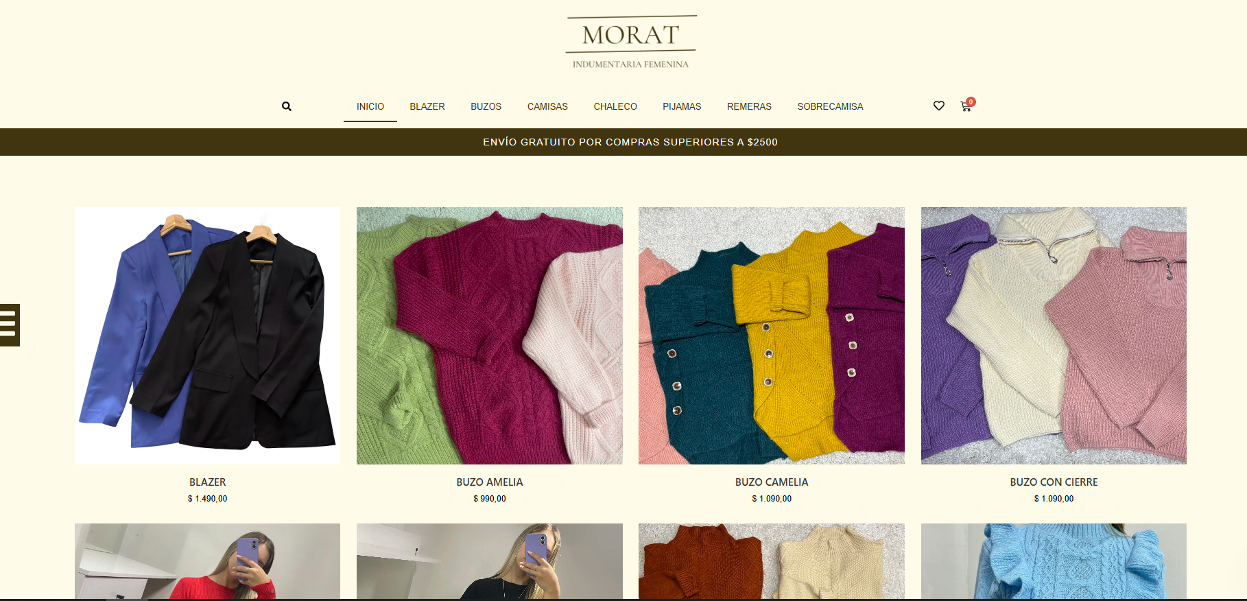Link a TIENDA VIRTUAL DE ROPA FEMENINA